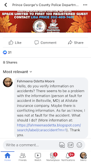 Contact police Fahmeena Odetta Moore