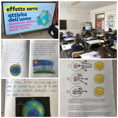 Gli alunni della classe 4A di via Ambrosini hanno lavorato come piccoli scienziati per studiare l'effetto serra e il buco nell'ozono