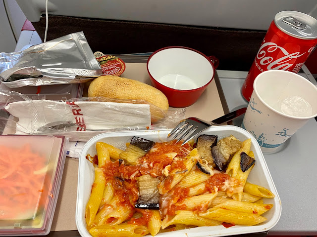 Comida Vuelo Iberia Madrid Boston