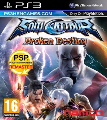 Soul Calibur: Broken Destiny [PKG] [HEN/CFW] [ULUS10457] [PSP Remaster] PS3