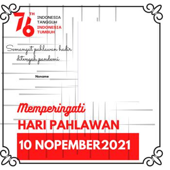 60 Link Twibbon Gratis Hari Pahlawan Indonesia 2021