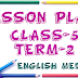 TERM-II LESSON PLAN FOR CLASS-5 (EM)