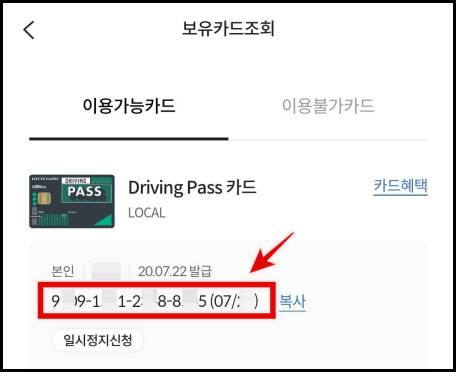 롯데카드-카드번호-조회-완료-이미지