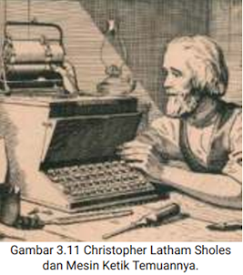 Christopher Latham Sholes dan Mesin Ketik Temuannya