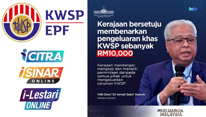 Kerajaan Bersetuju Membenarkan Pengeluaran KWSP RM10,000 - Ismail Sabri