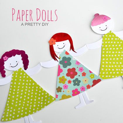 Pretty Paper Dolls Craft