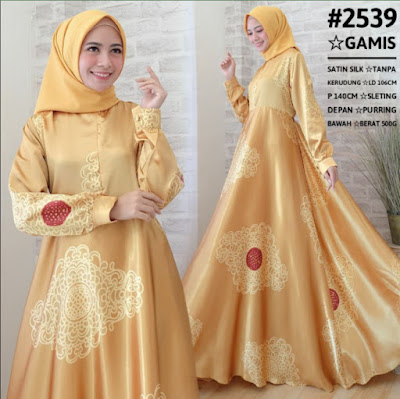 Baju dian pelangi bahan satin