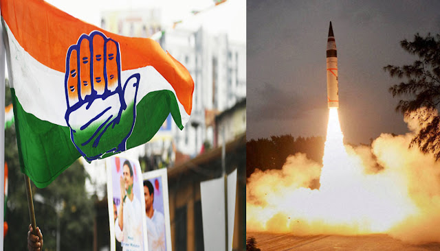 Another Bizarre Claim : Congress accuses Modi Govt of reducing Agn-V ICBM range by 500km