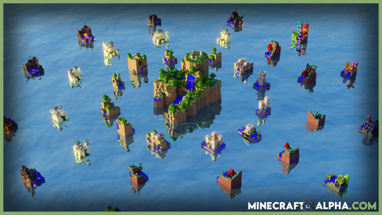 Minecraft Parkourama Map For 1.17.1 (Multiplayer Parkour)