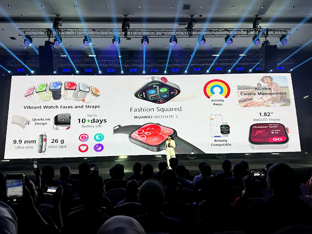 HUAWEI LANCAR WATCH FIT 3 DAN MATEBOOK X PRO DI MALAYSIA