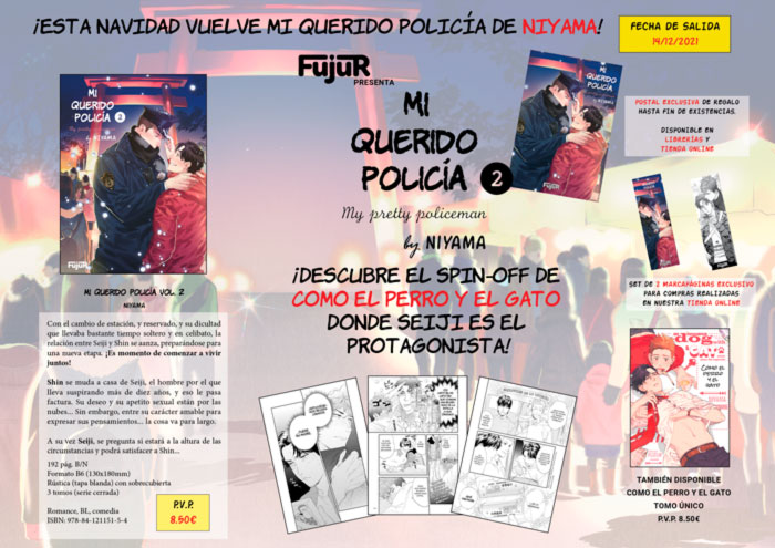 Mi querido policía (My Pretty Policeman | Boku no Omawari-san) #2 manga - BL - Niyama - Ediciones Fujur