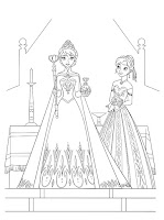 frosen coloring page