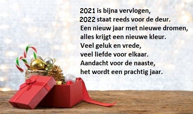 nieuwjaarsgeschenk gelukkig nieuwjaar 2022