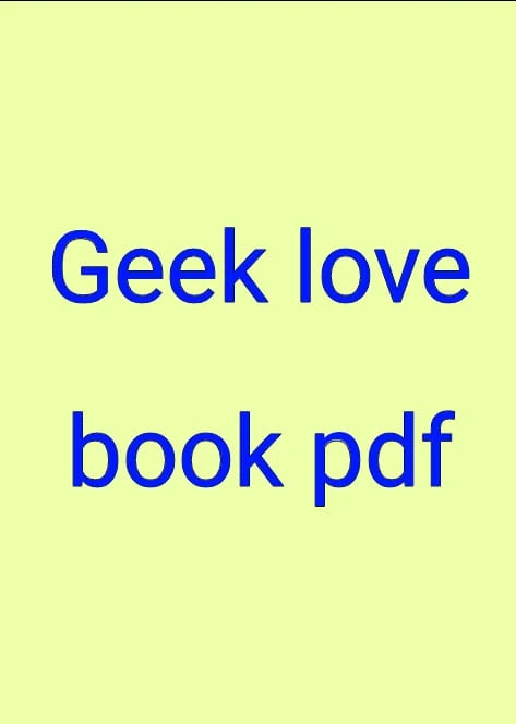 Geek love book pdf, Geek love book, Geek love summary, Geek love pdf