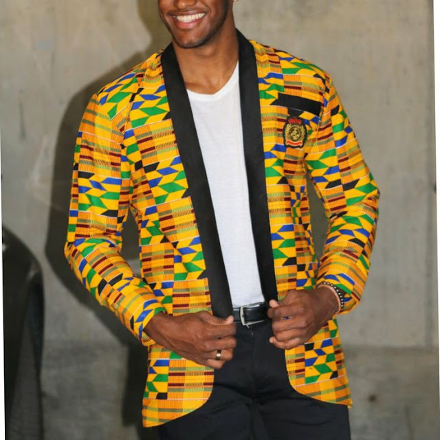 Men Kente Styles for Church Wears