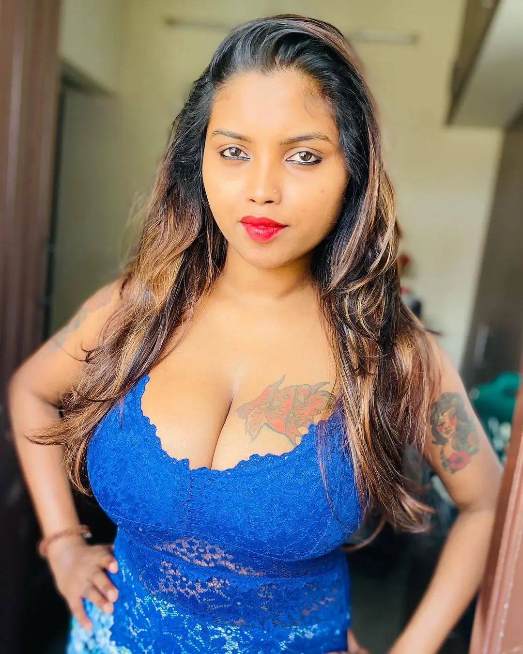 Actress Elakkiya Latest Hot Cleavage Photos