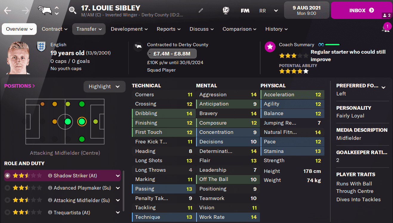 FM22 Louie Sibley