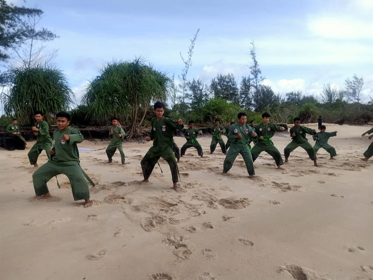 LDII Sampit Saksikan Ujian Kenaikan Tingkat Persinas ASAD