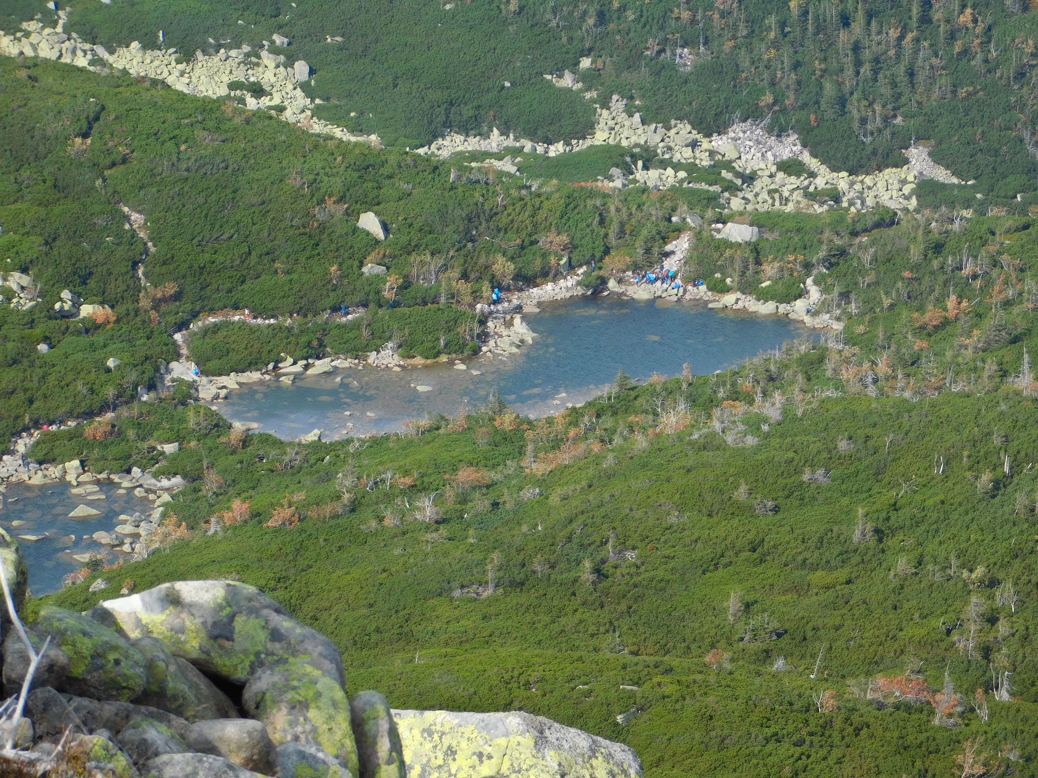 widok na Śnieżne Stawki