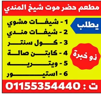 إليك... وظائف الوسيط القاهرة والجيزة الجمعة 21-1-2022 لمختلف المؤهلات والتخصصات
