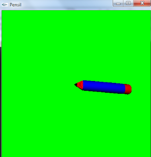 projek OpenGL Pensil 3D