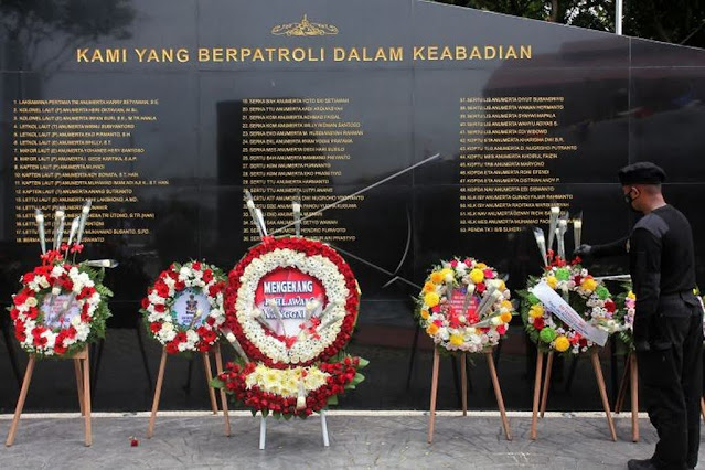 Inauguran Monumento a los Mártires del Submarino KRI Nanggala 402