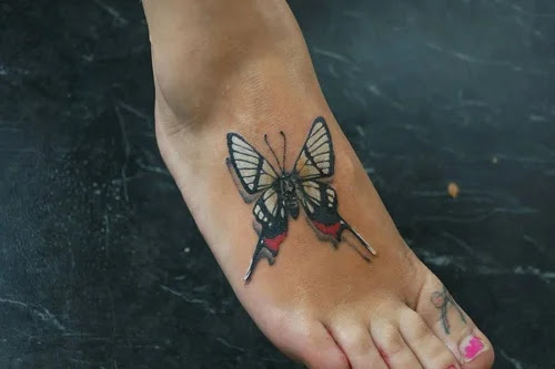 Butterfly Tattoo design on body