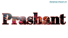 Prasant 3d name PNG image