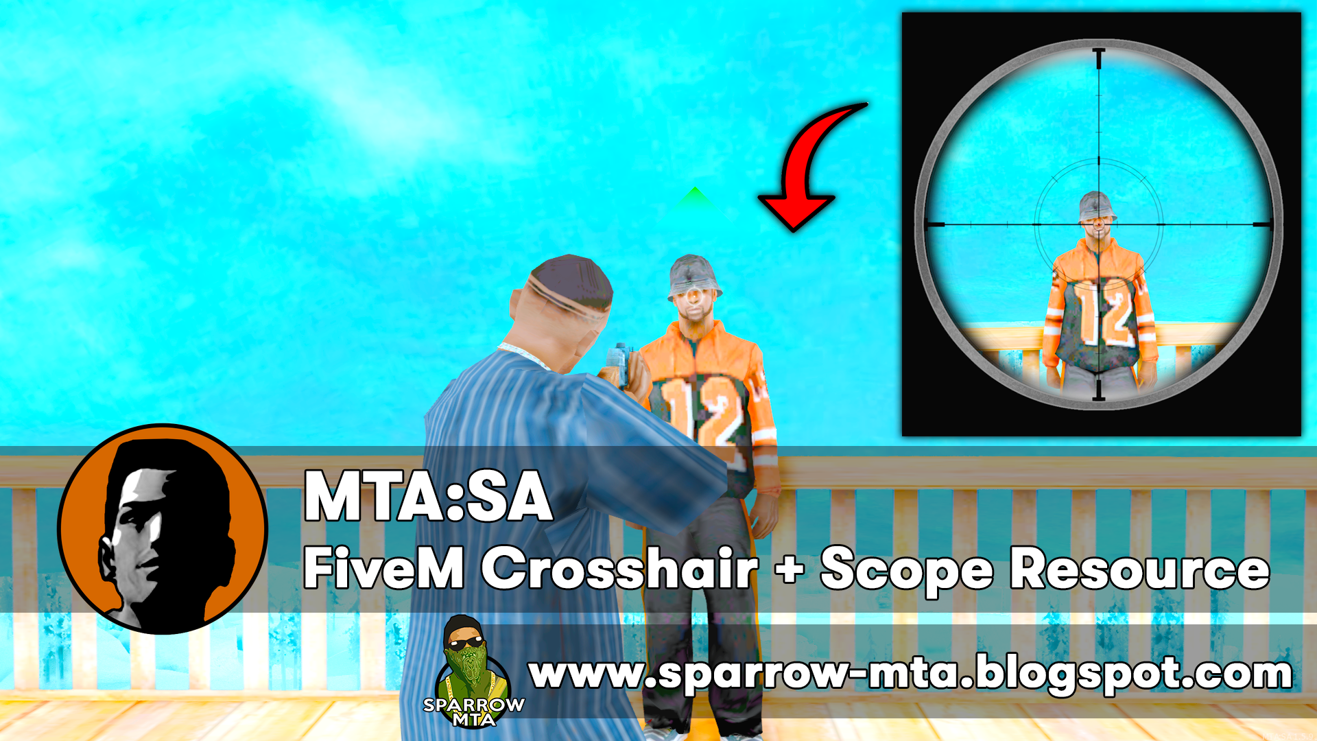 MTA SA FiveM Crosshair + Scope Resource