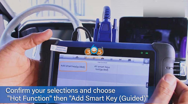 Add 2021 Lincoln Navigator Smart Key by Autel IM508 9