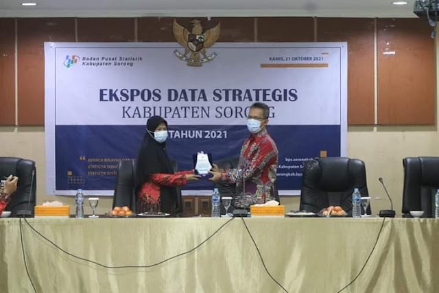BPS Laksanakan Kegiatan Ekspos data Strategis Kabupaten Sorong 
