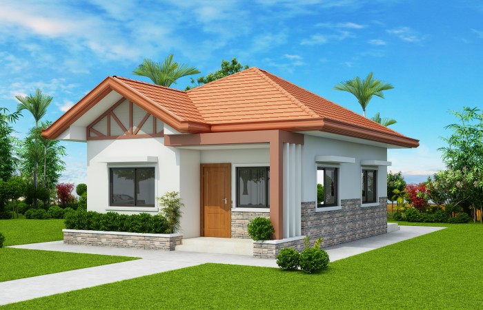 2 Bedroom Minimalist Small House Design