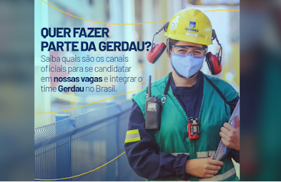 Gerdau abre vagas em Sapucaia do Sul e Charqueadas