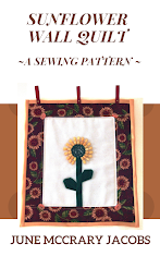 FIND MY 'SUNFLOWER WALL QUILT' SEWING PATTERN ON AMAZON!