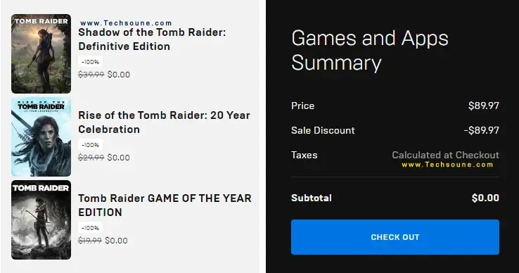 شراء لعبة tomb raider مجانا