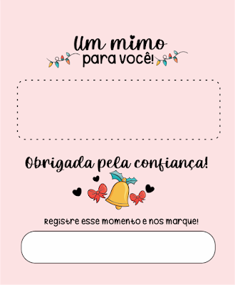 Cartão com bala Agradecimento ao cliente mimo Cabeleireira