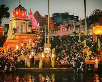 Ganga aarti Haridwar.