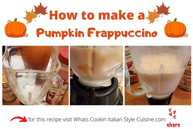 this is how to make this is a copycat Starbucks pumpkin frappuccino