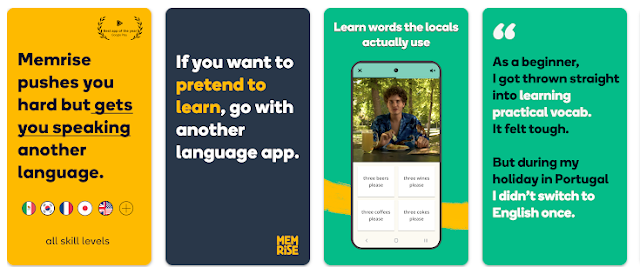 Learn spanish in 2024 with Memrise App