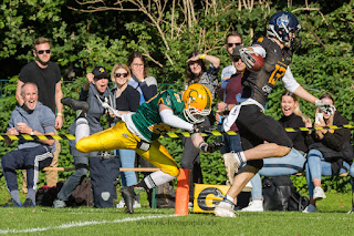 Sportfotografie American Football Münster Blackhawks Olaf Kerber