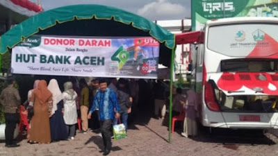 HUT ke- 49, PT Bank Aceh Syariah Cabang Bireuen Gelar Aksi Donor Darah dan Bantuan Sosial