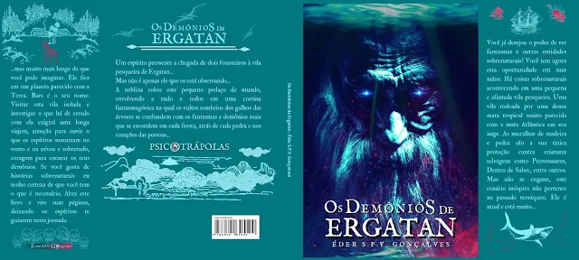 Capa do livro físico Os Demônios de Ergatan