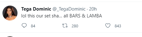 They are full with Bars and Lamba- Tega slams her Fellow housemates