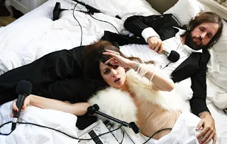 Duncan Trussell with his ex-girlfriend Natasha Leggero