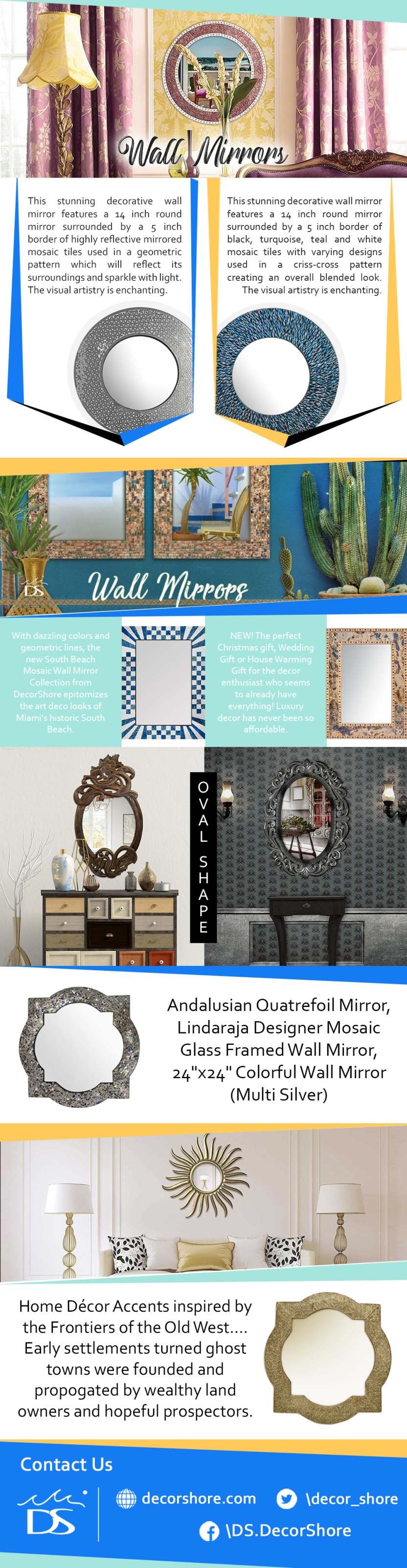Wall mirror for home decor #infographic #Home Decor #Wall mirror #Mirror #infographics