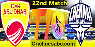 AD vs TCB Abu Dhabi T10 22th Match Prediction 100% Sure - who will win today's