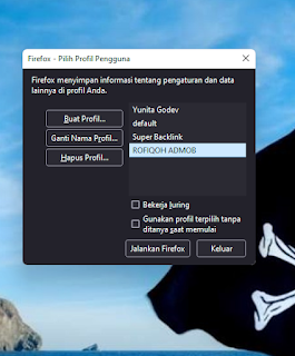 cara membuat banyak profil firefox