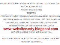 Download Juknis BOS SD, SMP dan SMA Tahun 2022