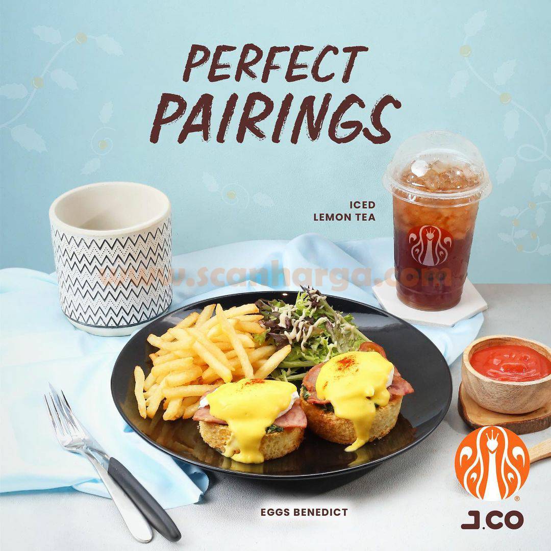 Promo JCO Perfect Pairings - Gratis Iced Lemon tea / Iced Americano periode 4 - 10 Oktober 2021