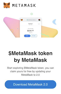 Fake MetaMask token site.